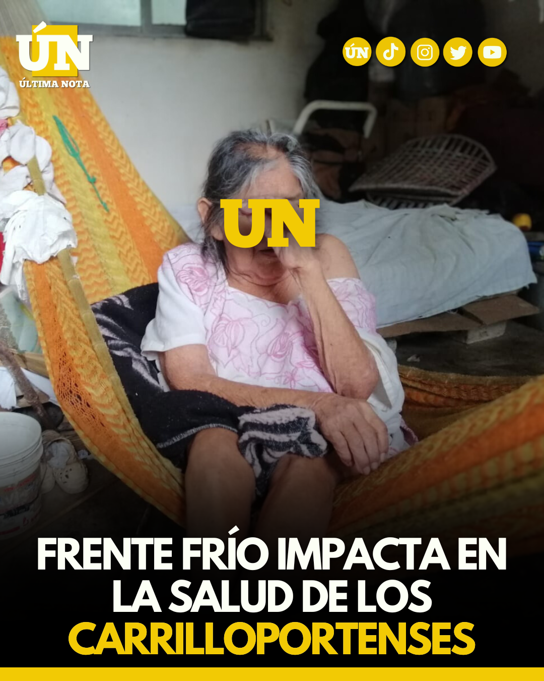 Frente frío impacta en la salud de los carrilloportenses