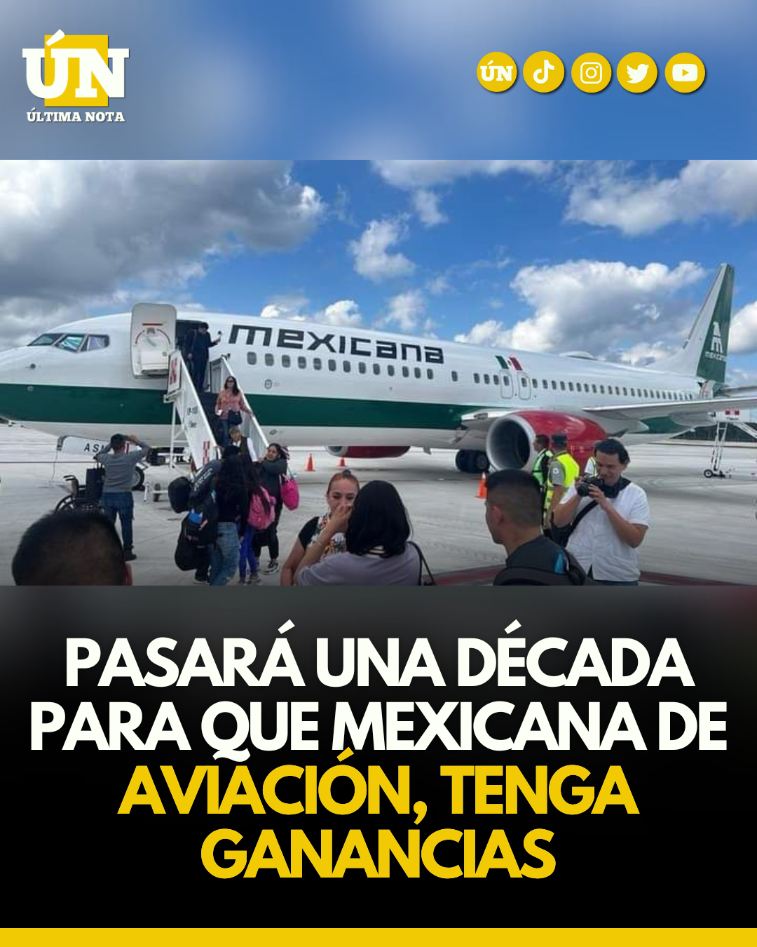 Pasará una década para que Mexicana de aviación, tenga ganancias