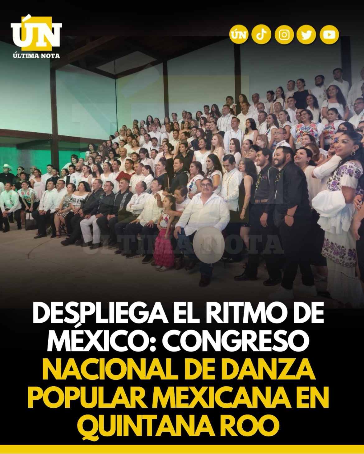 Despliega el ritmo de México: Congreso Nacional de Danza Popular Mexicana en Quintana Roo