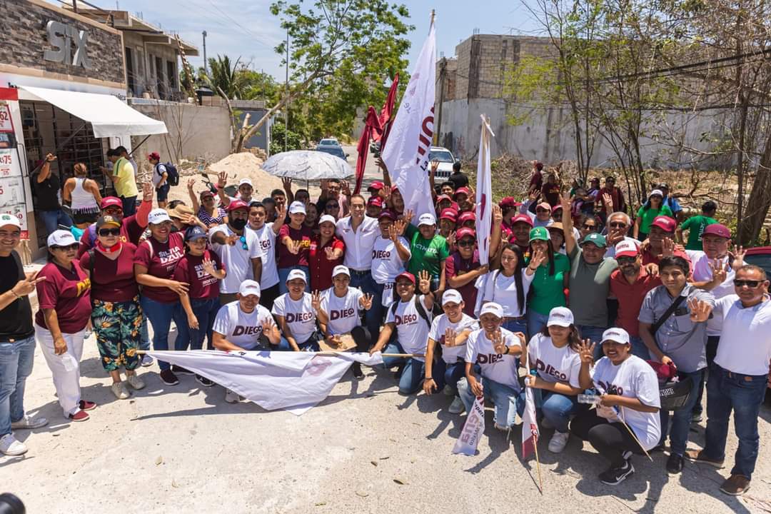 Diego Castañón llama al voto masivo para la Coalición “Sigamos Haciendo Historia” en Tulum