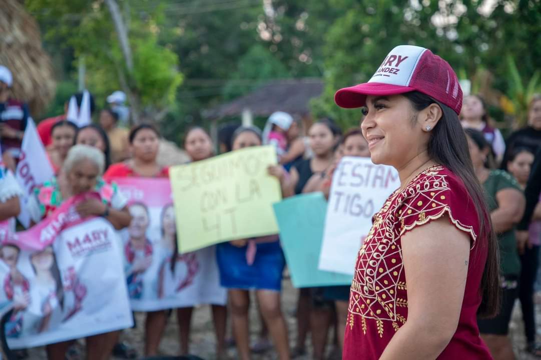 Mary Hernández recibe total apoyo del bastión morenista maya