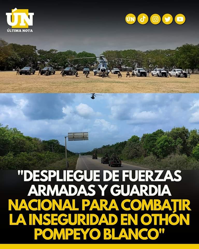Ante el aumento de la inseguridad y actividades delictivas en el municipio de Othón Pompeyo Blanco, se ha desplegado un contingente de 200 elementos