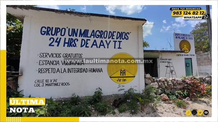 Grupo “Milagro de Dios” impulsa la creación de un centro de rehabilitación en Felipe Carrillo Puerto