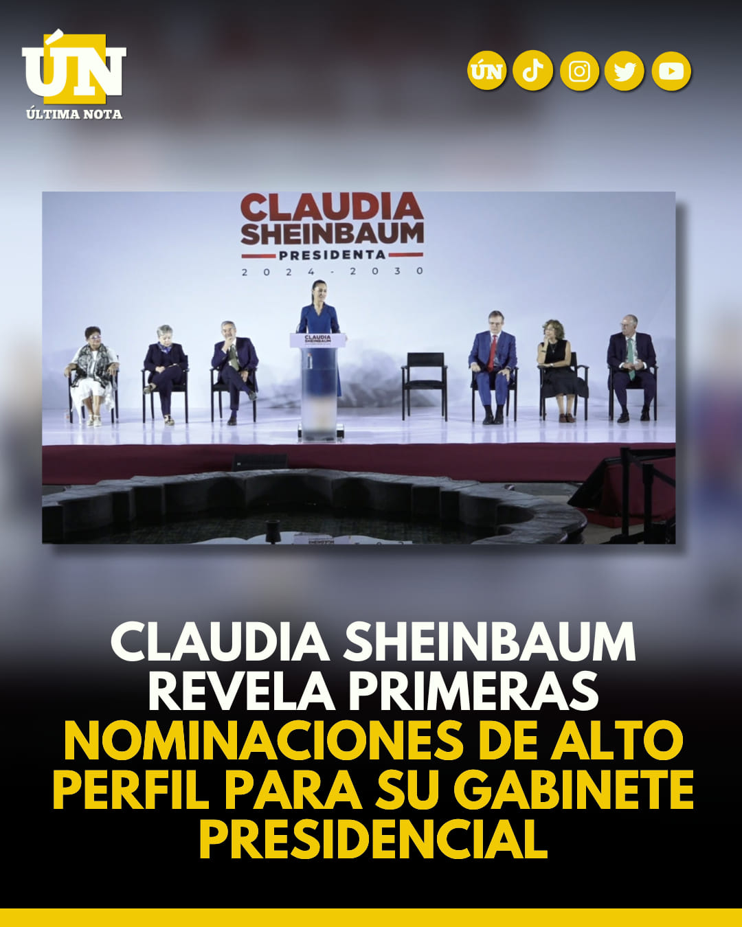Claudia Sheinbaum Revela Primeras Nominaciones de Alto Perfil para su Gabinete Presidencial