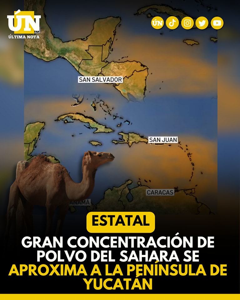 Atentos los de la península de Yucatán.