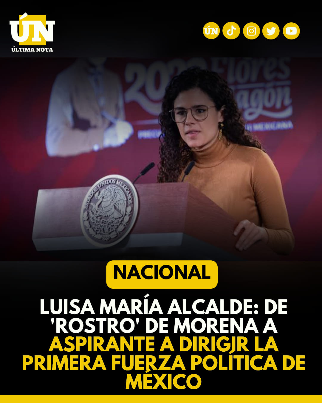 Luisa María Alcalde: de ‘rostro’ de Morena a aspirante a dirigir la primera fuerza política de México