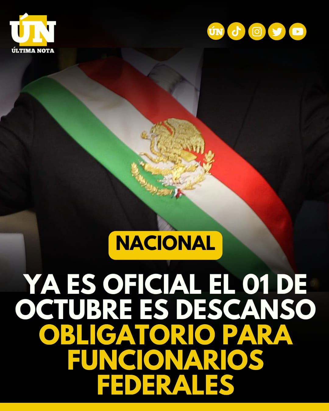 ¡Histórico! El 1° de octubre será día de descanso obligatorio en México