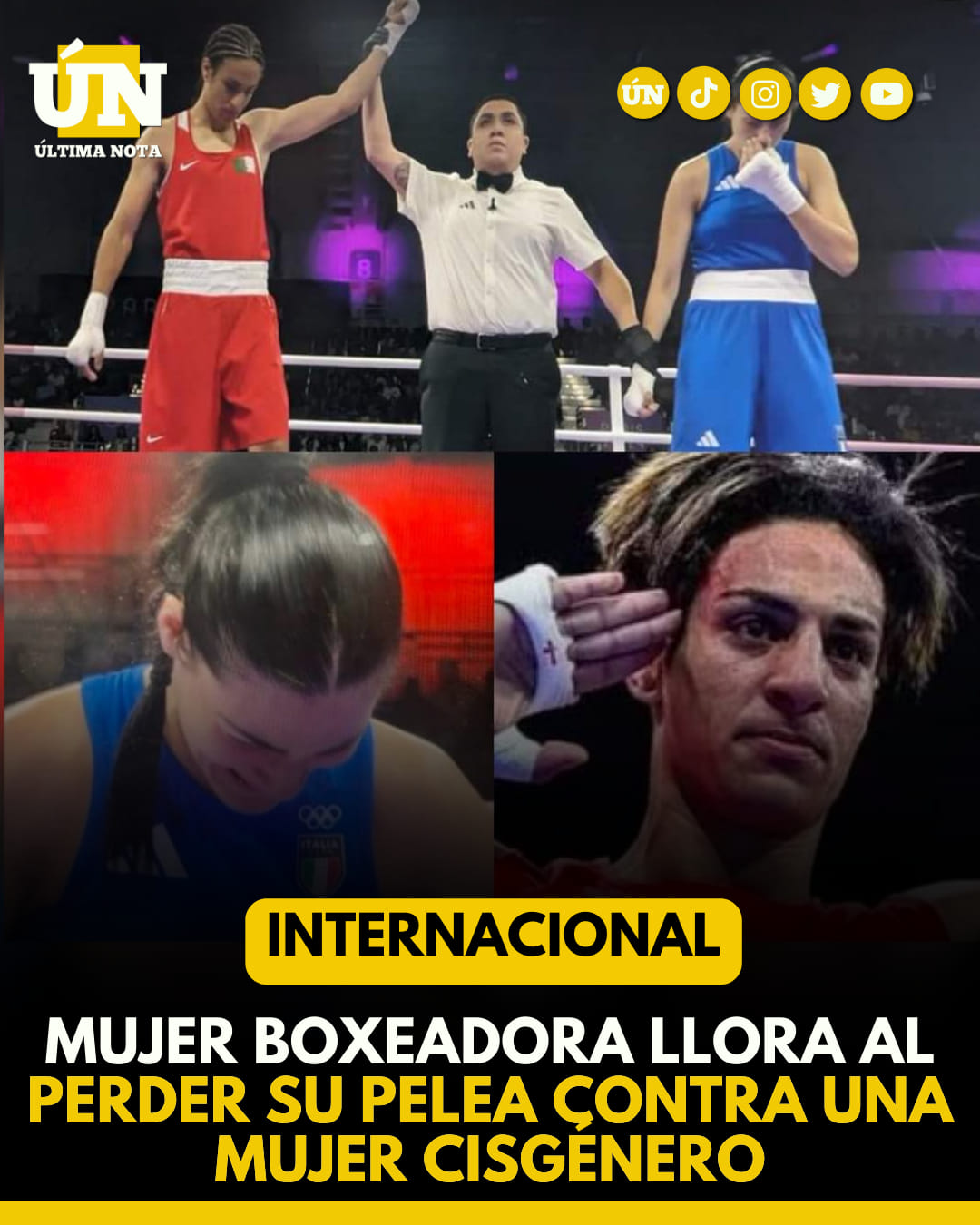 Boxeadora Pierde Combate en los Juegos Olímpicos en 46 Segundos