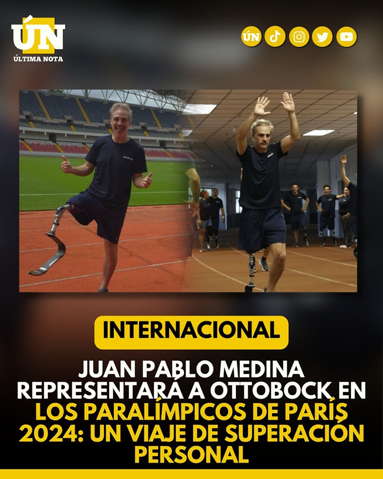 Juan Pablo Medina representará a Ottobock en los paralímpicos de París 2024: un viaje de superación personal