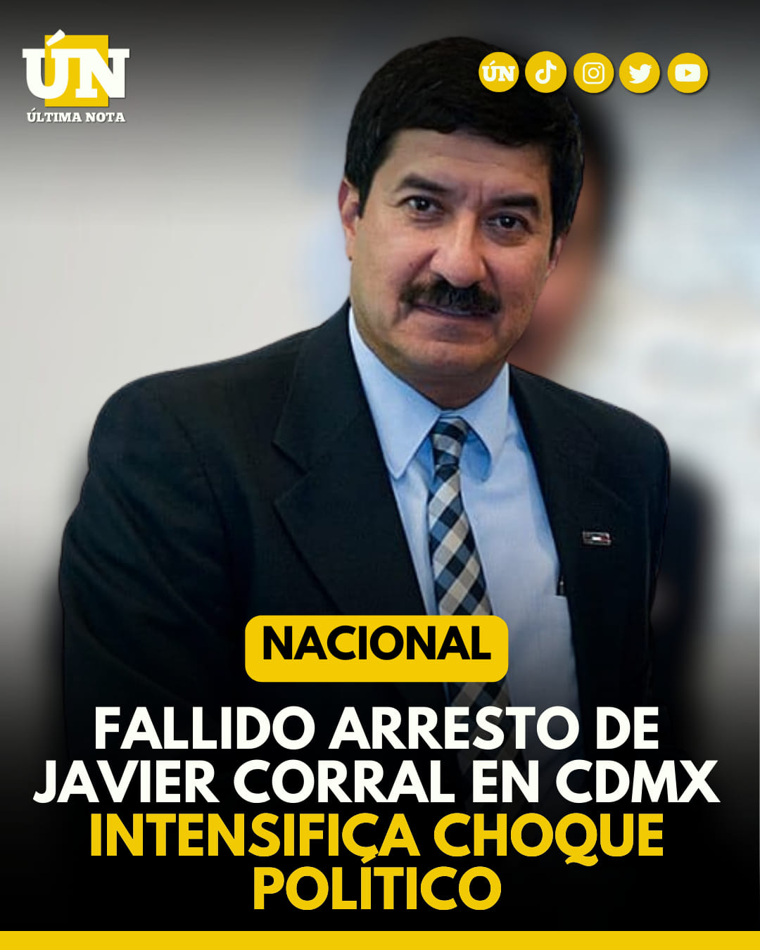 Fallido arresto de Javier Corral en CDMX intensifica choque político