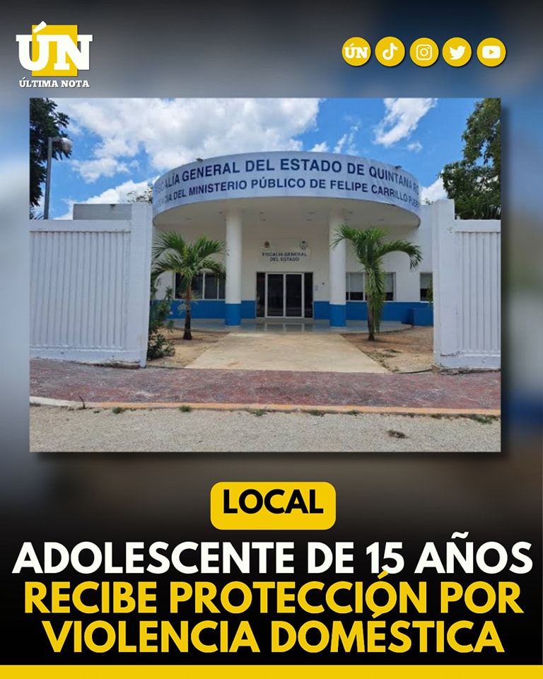 Adolescente de 15 Años recibe protección por violencia doméstica