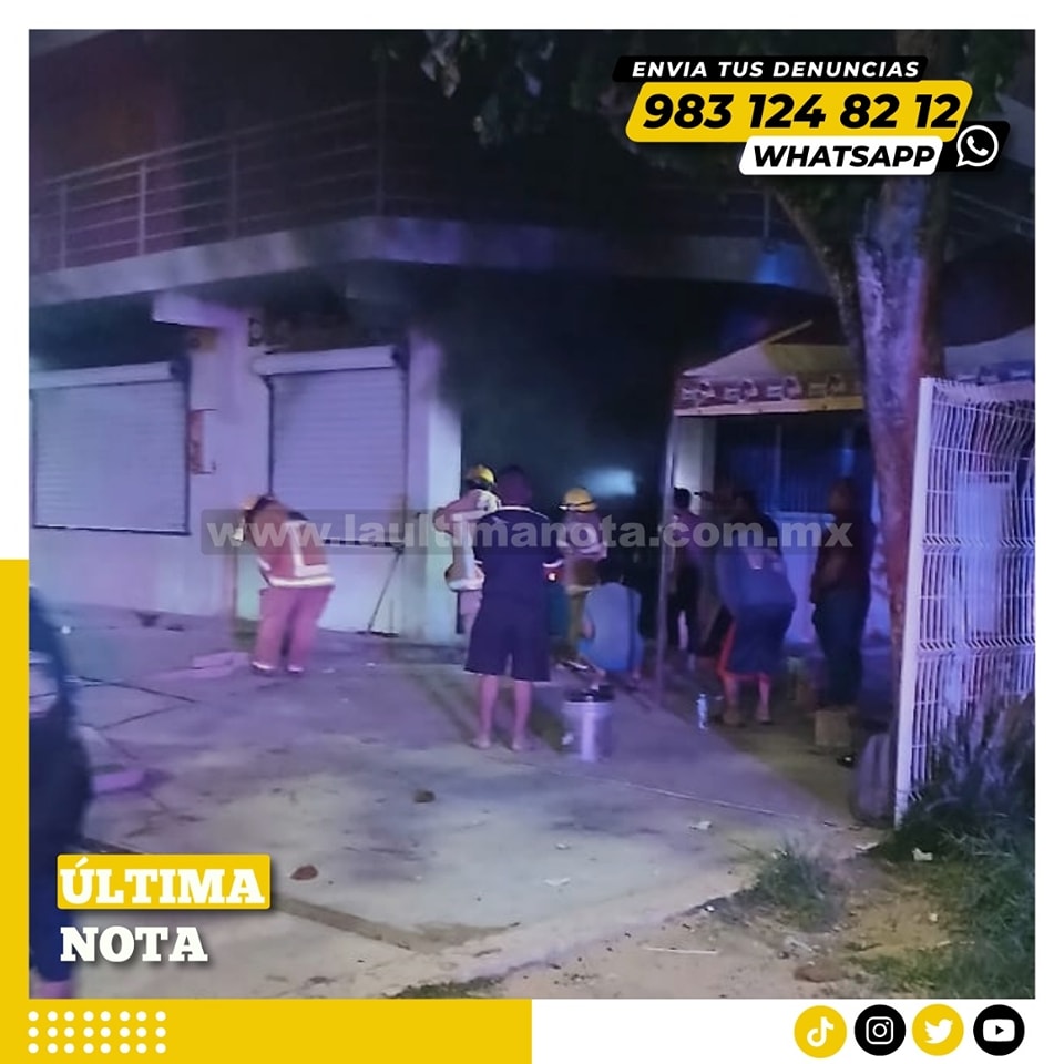 Conato de incendio en taquería “ABBI” de la colonia Emiliano Zapata