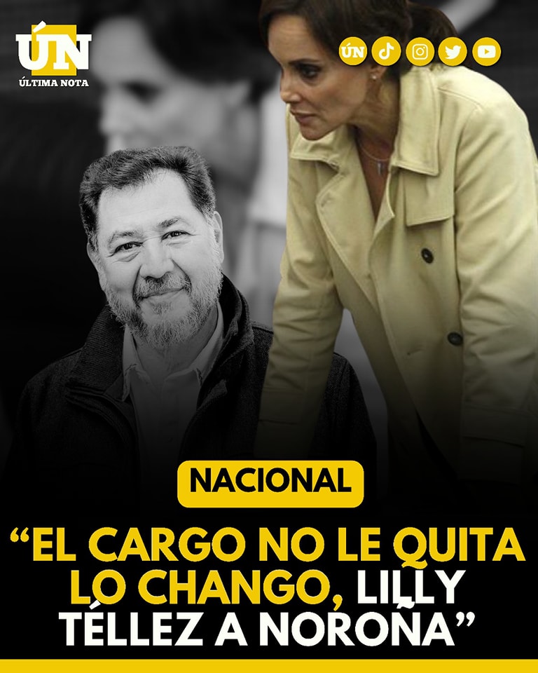 La senadora del PAN Lilly Téllez causa diversas reacciones tras la forma en como se dirige a “Noroña” después de haber sido elegido como el presidente del Senado de la República.