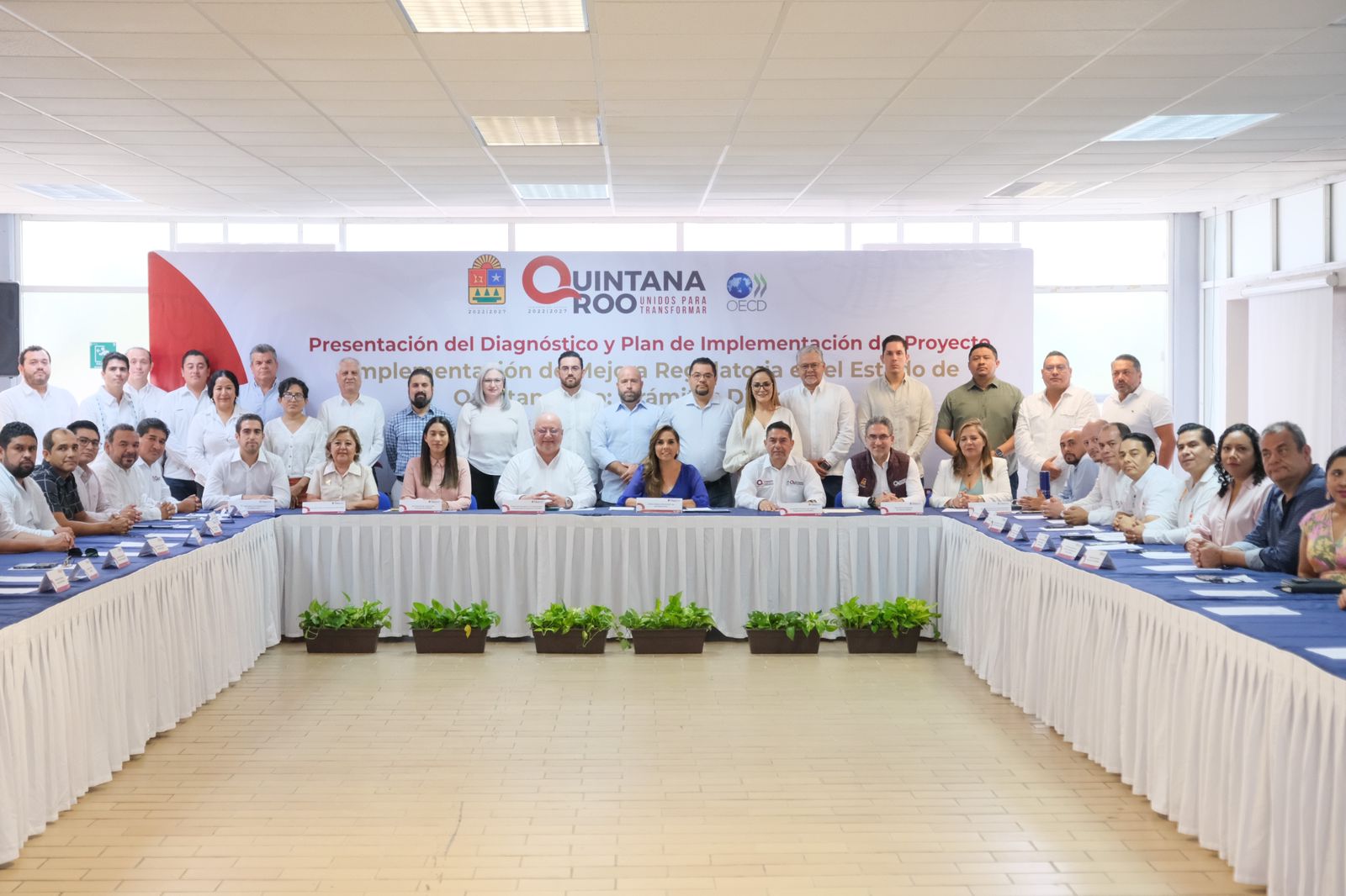 Impulsa Mara Lezama la Ventanilla Digital de Inversiones con la OCDE para el bienestar social y el desarrollo económico de Quintana Roo