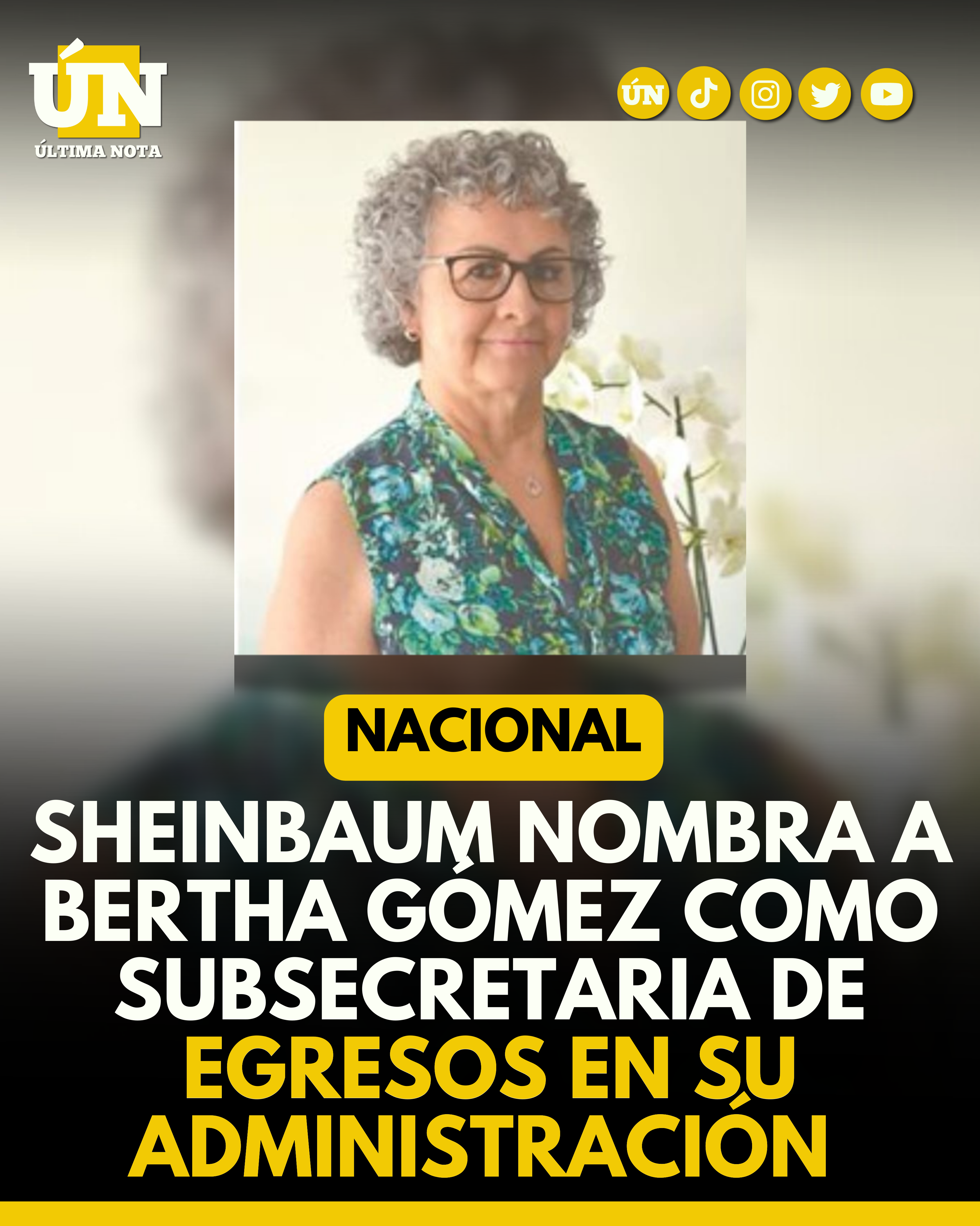 “Sheinbaum Nombra a Bertha Gómez como Subsecretaria de Egresos en su Administración”