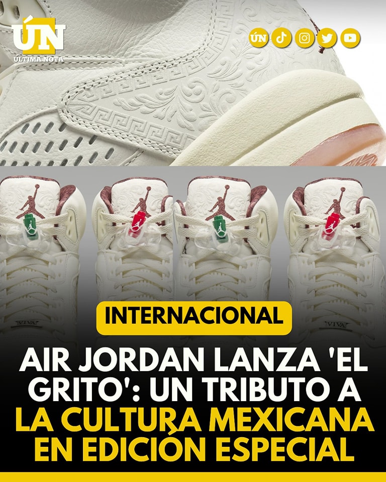 Air Jordan lanza ‘El grito’: Un tributo a la cultura mexicana en edición especial 