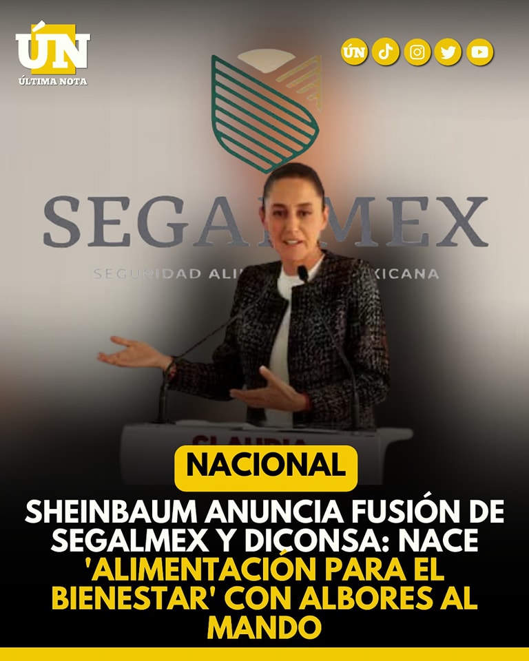 Sheinbaum anuncia fusión de Segalmex y Diconsa: Nace ‘alimentación para el bienestar’ con albores al mando