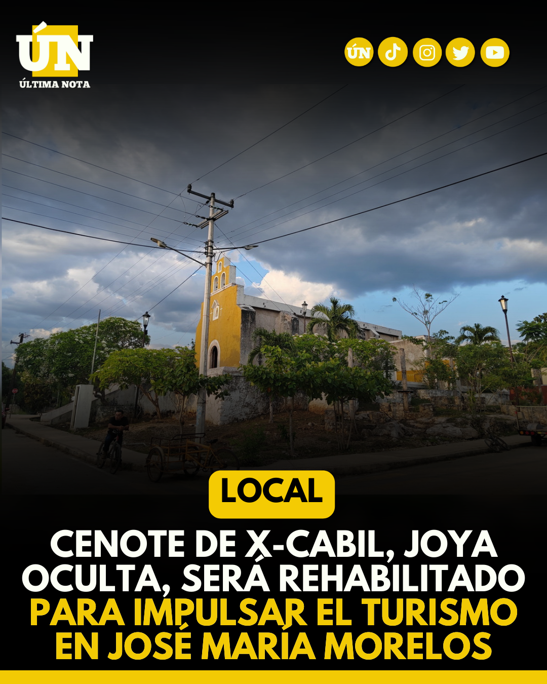 Cenote de X-Cabil, joya oculta, será rehabilitado para impulsar el turismo en José María Morelos #Local