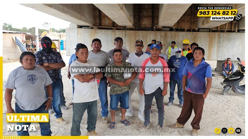 Trabajadores del nuevo hospital en Felipe Carrillo Puerto denuncian falta de pago por empresa contratista