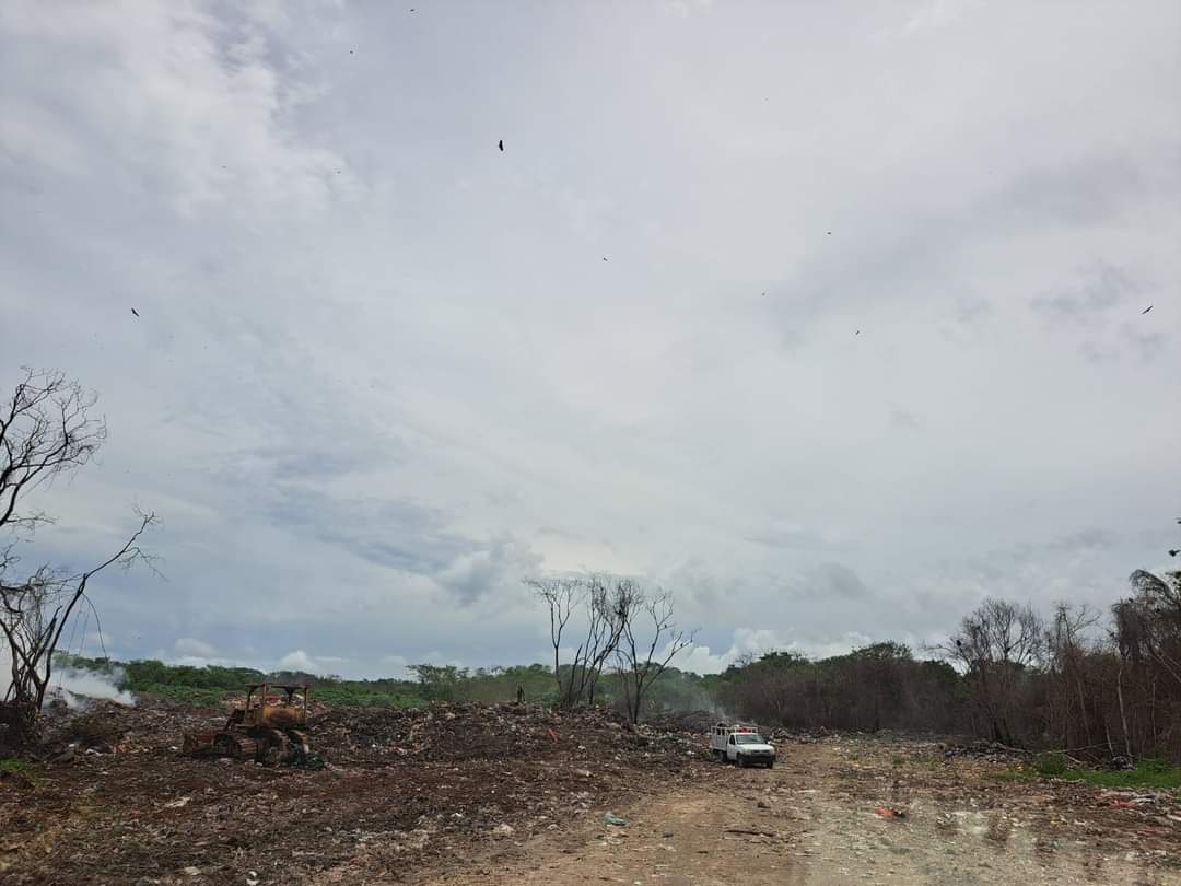 Descartan nuevo incendio en basurero municipal de Felipe Carrillo Puerto