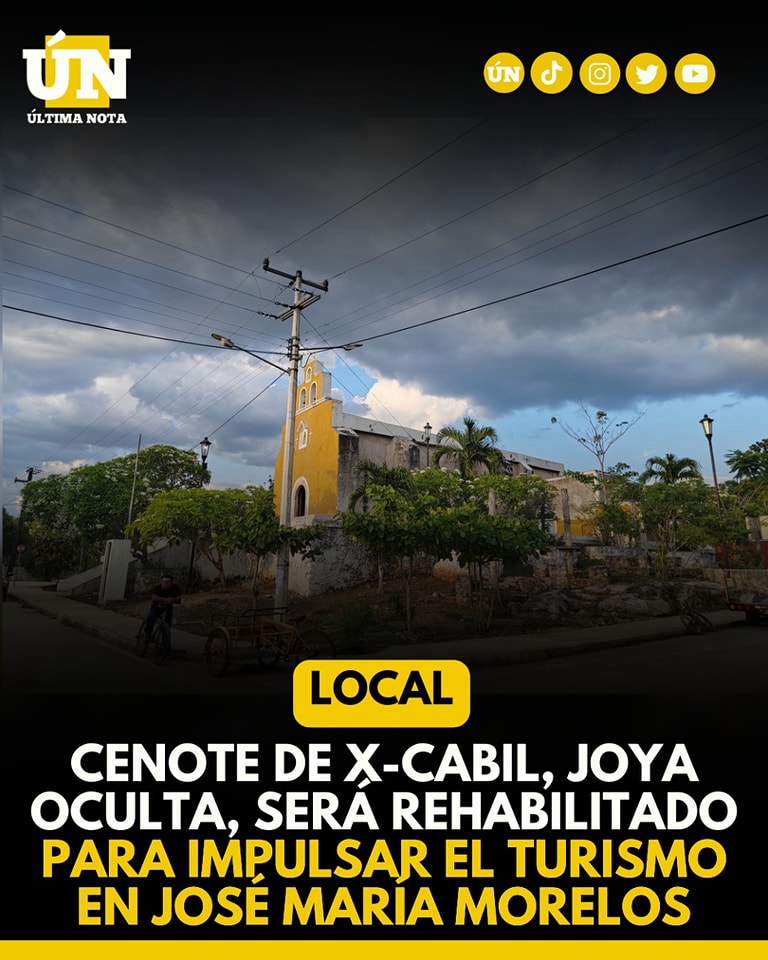 Cenote de X-Cabil, joya oculta, será rehabilitado para impulsar el turismo en José María Morelos #Local