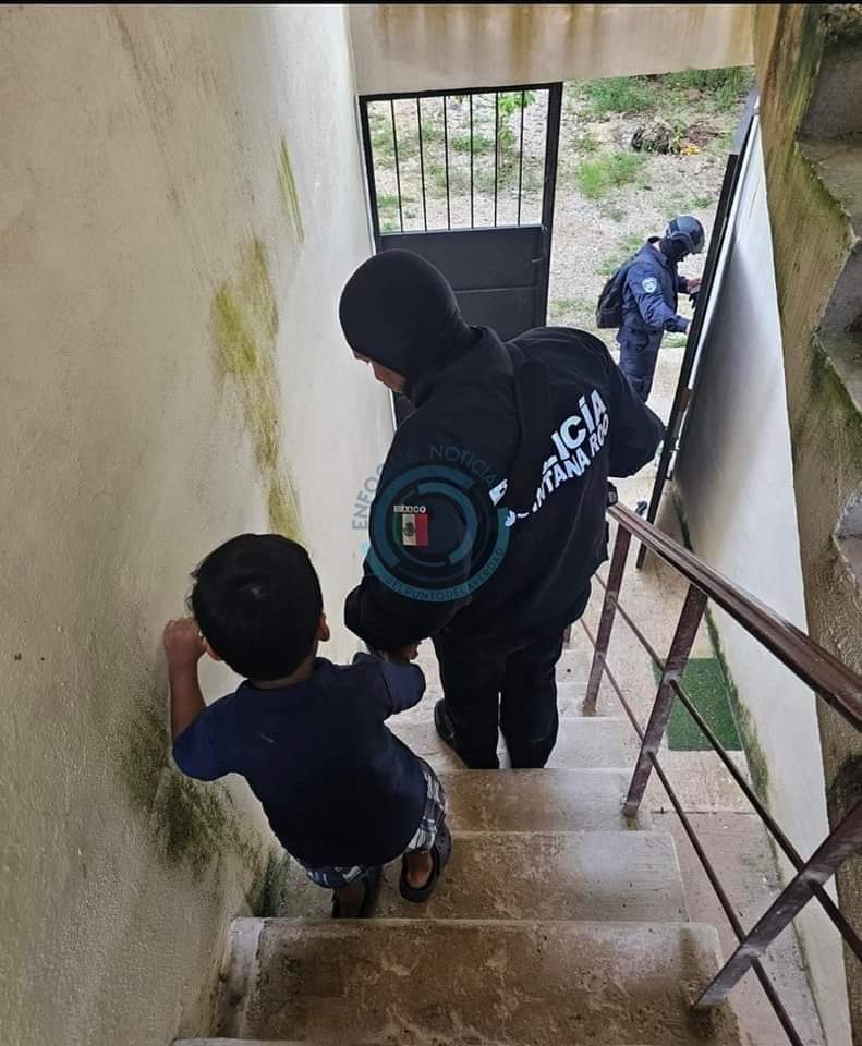 Impactante Rescate en Tulum: Salvan a Menor de 4 Años Encerrado en Vivienda