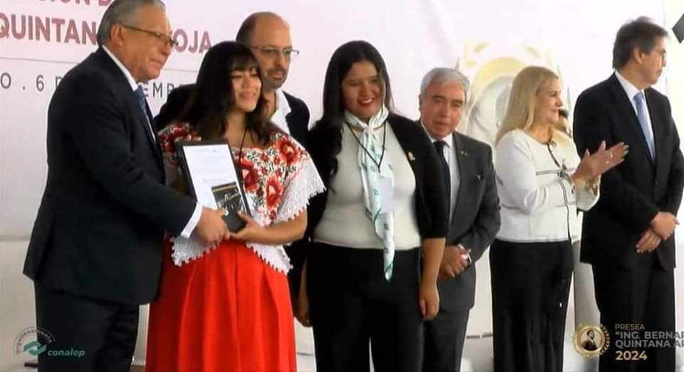 Mariangel Talles Sosa, orgullo de Conalep #FCP: Honrada con la medalla ICA por excelencia y liderazgo #Local