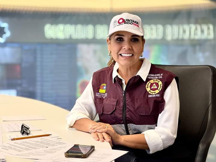 Anuncia Mara Lezama suspensión de clases en Benito Juárez, Isla Mujeres, Lázaro Cárdenas y reactivación eléctrica del 94% de tras el paso de “Helene”