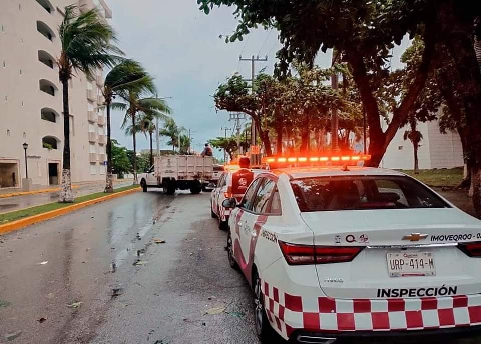 IMOVEQROO activa Operativo Tormenta ante huracán Helene: Más de 230 vehículos listos para emergencias en Quintana Roo