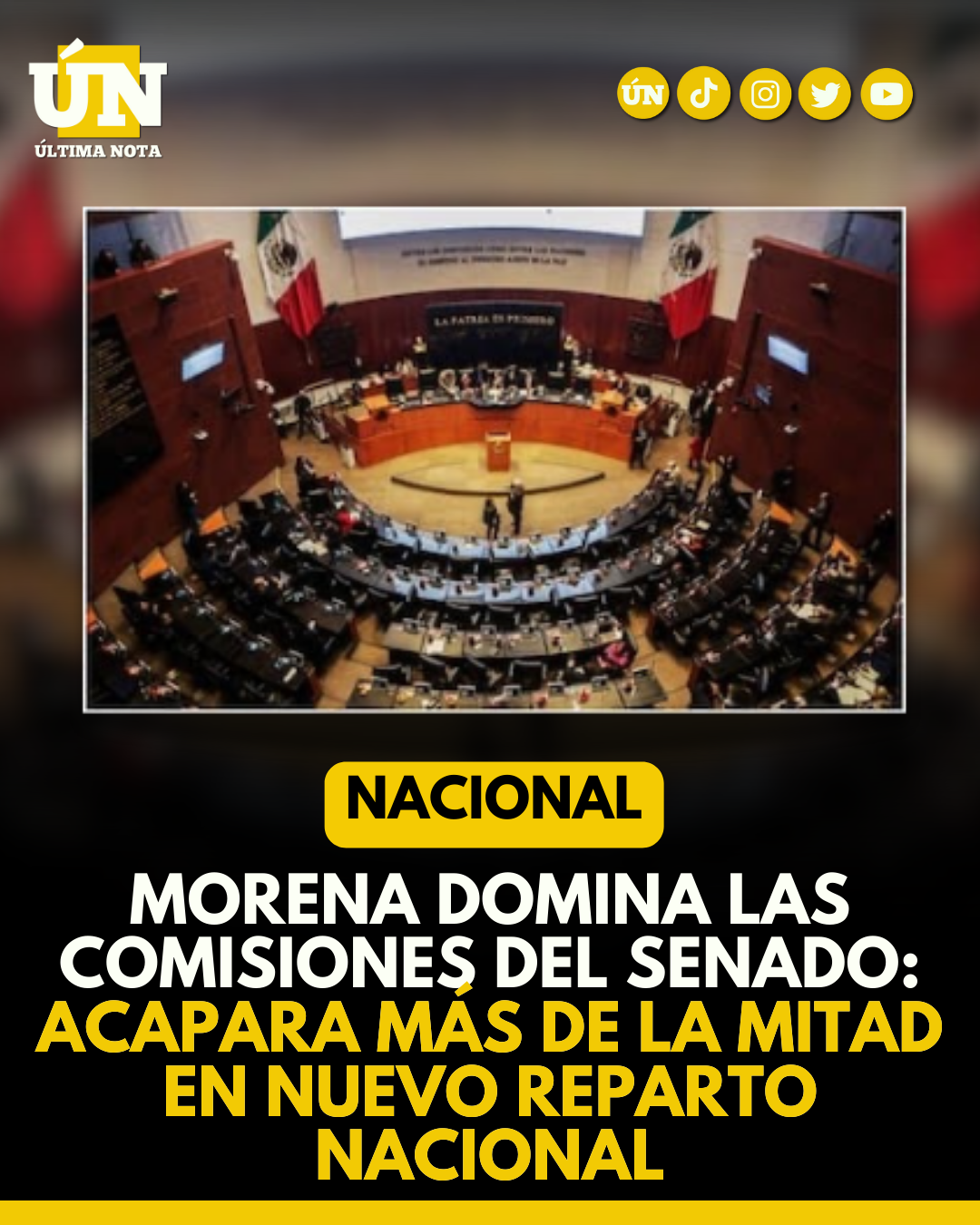 Morena domina las comisiones del senado: Acapara más de la mitad en nuevo reparto #Nacional