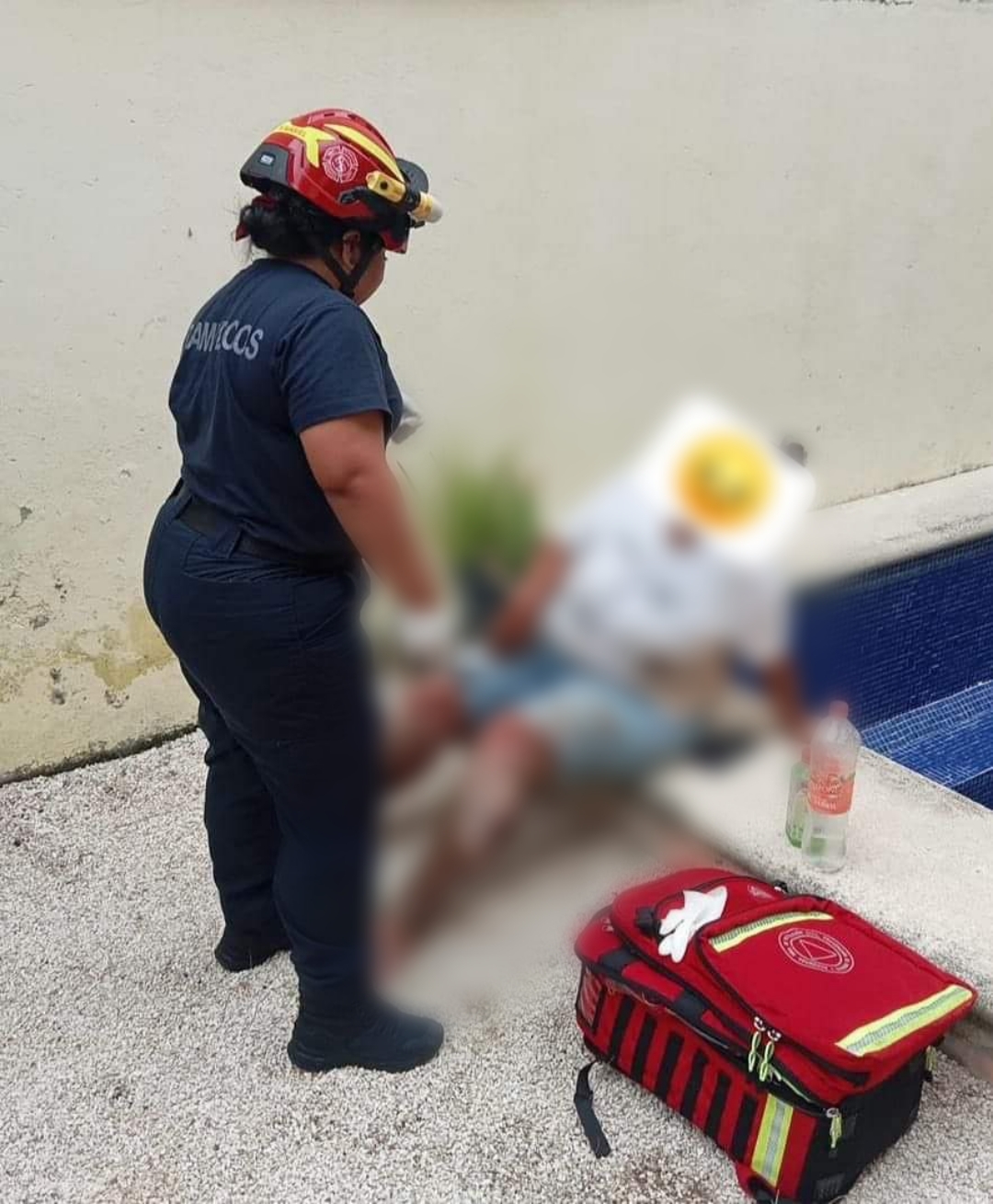 Horror en Playa del Carmen: Mujer es at4c4da con fuego dentro de una lavandería por su pareja