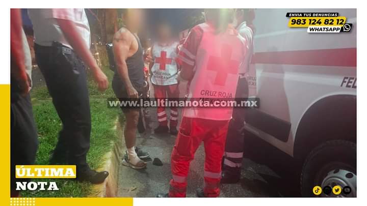 Accidente de tránsito en Avenida Constituyentes deja motociclista herido