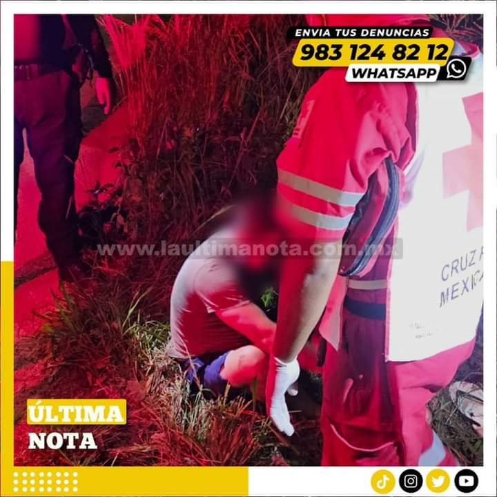 Derrapan motociclistas y se lesionan.