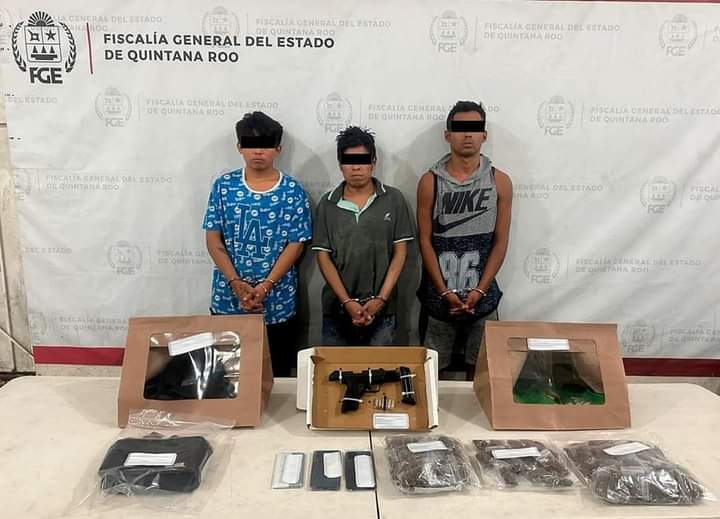 Detienen a tres miembros de la banda del ‘Skini’ en Benito Juárez por narc0menude0; los vinculan a tres homicidios