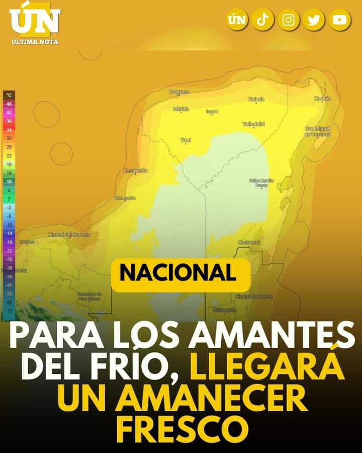 Para los amantes del frío, llegará un amanecer fresco.