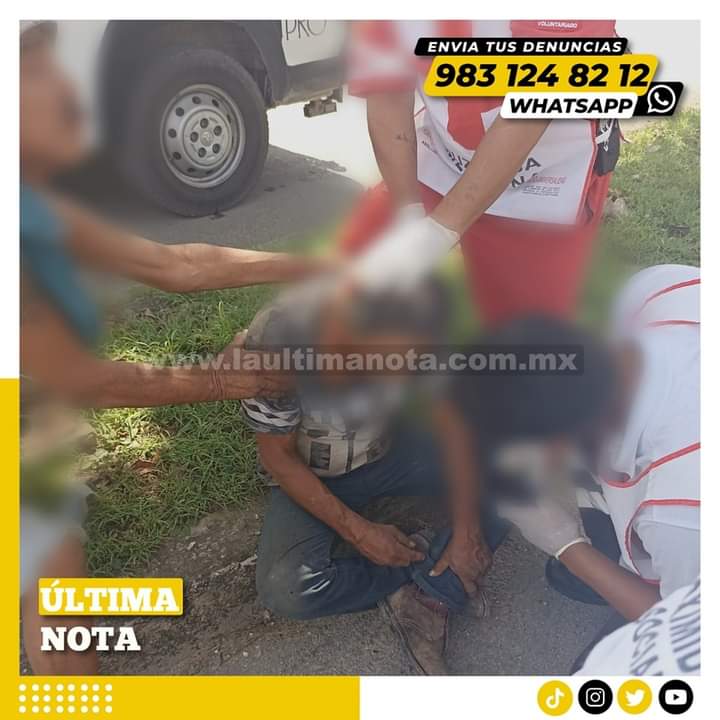 Accidente de Tránsito en Av. Constituyentes, Felipe Carrillo Puerto.