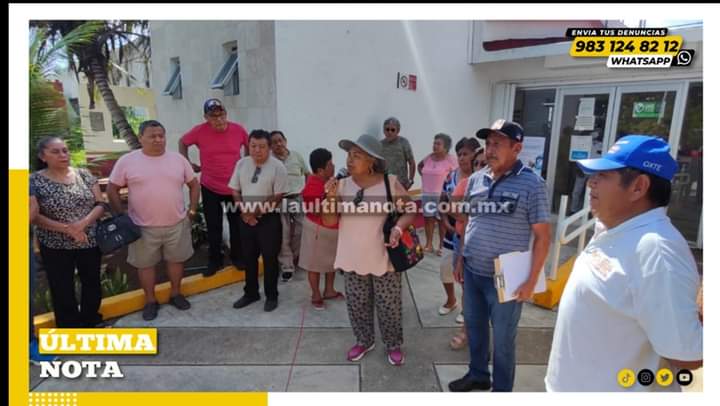 Protesta de derechohabientes del ISSSTE en Carrillo por falta de atención médica y medicamentos