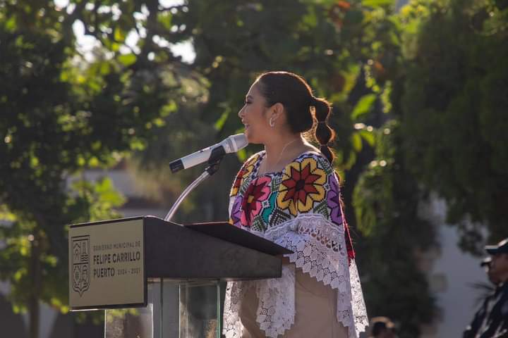Encabeza Mary Hernández conmemoración de la fundación de Felipe Carrillo Puerto