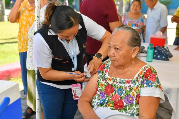 Hoy Inicio campaña de vacunación contra influenza en Felipe Carrillo Puerto.