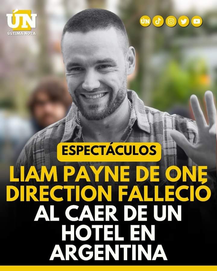 Se ha dado a conocer que lamentablemente Liam Payne.