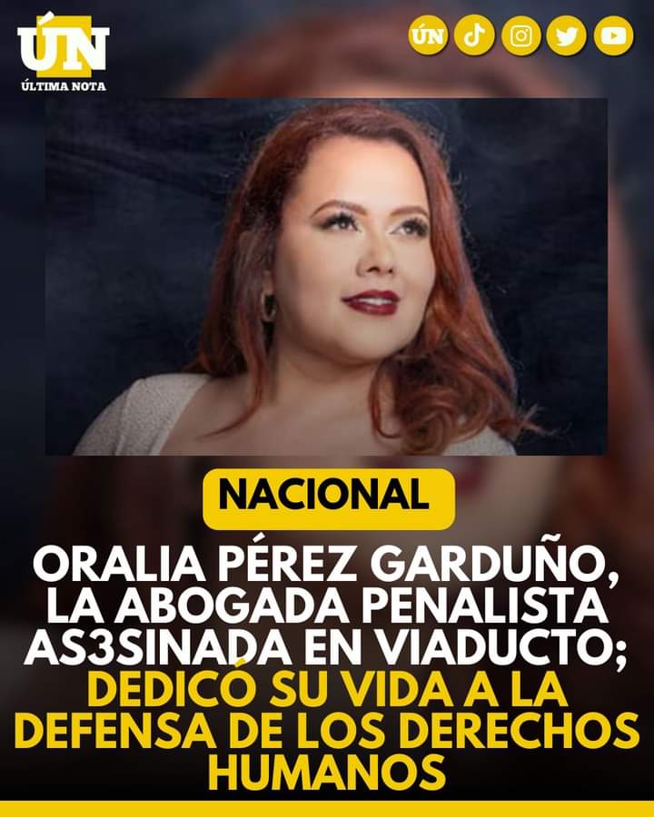 Abogada penalista y defensora de derechos humanos as3sinada en Viaducto CDMX