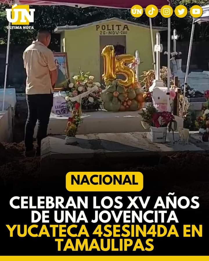 FAMILIARES CELEBRAN LOS XV AÑOS DE KARLA EN EL CEMENTERIO 😥
