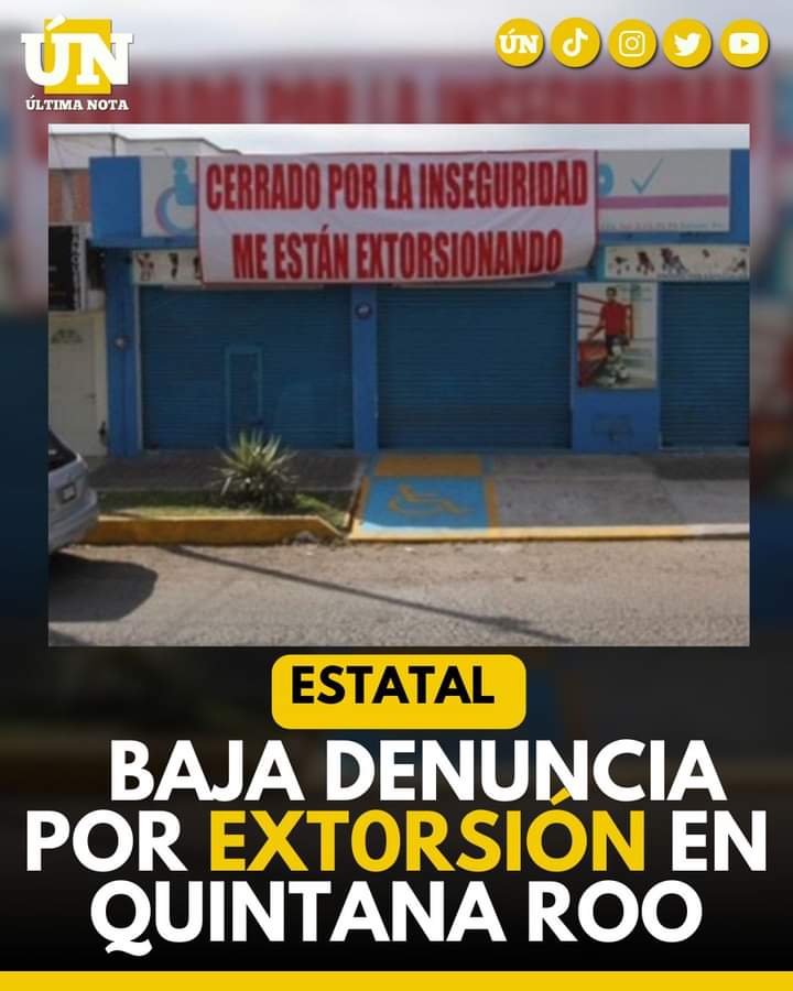 Baja Denuncia por Ext0rsión en Quintana Roo: Un Problema Persistente