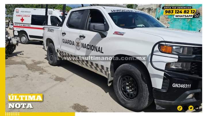 Impacta motociclista contra una patrulla de la Guardia Nacional en FCP
