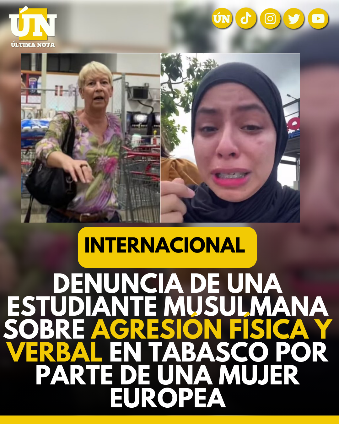 Una estudiante musulmana denunció haber sido víct1ma de agresión física y verbal.