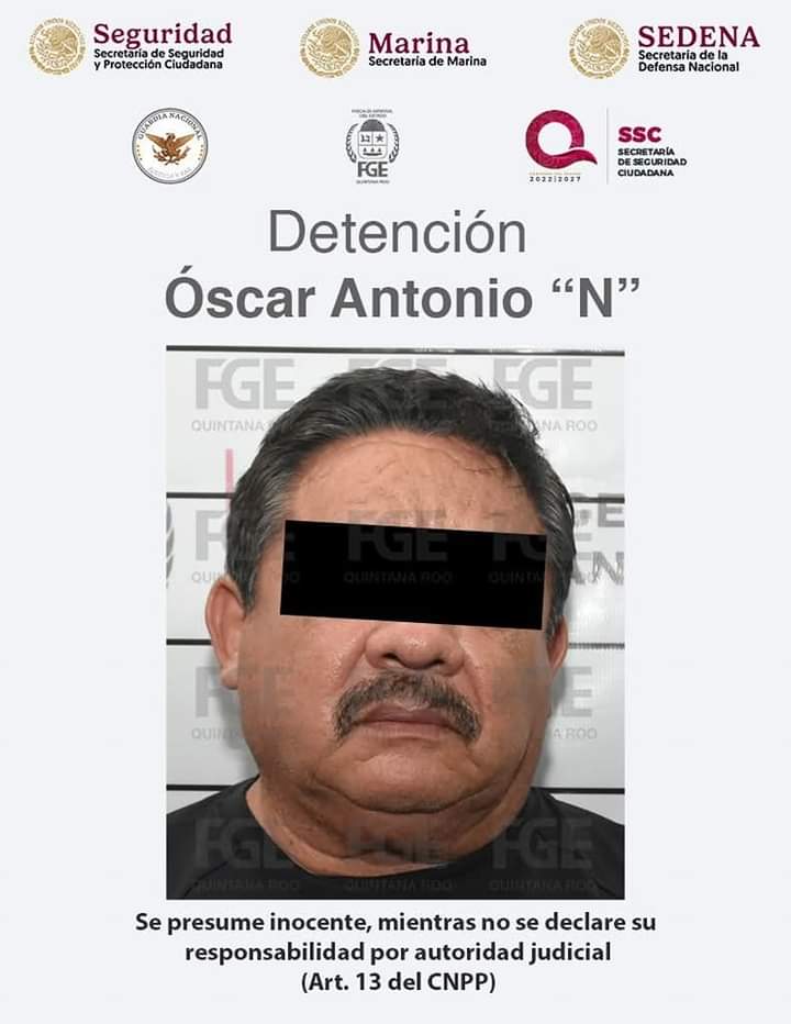 ae Líder del sindicato de taxistas de Cancún: FGE y Flfuerza de tarea de 100 días capturan a sospechosos de h0micidio
