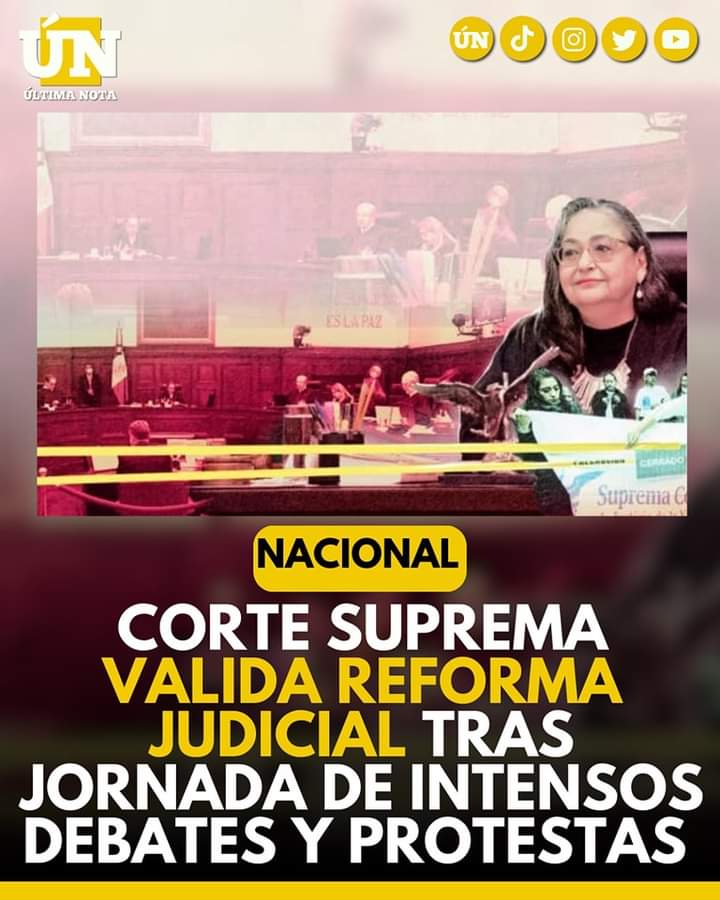 Corte Suprema valida reforma judicial tras jornada de intensos debates y protestas