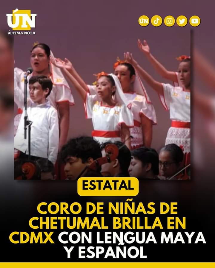 oro de niñas de Chetumal brilla en CDMX con lengua maya y español