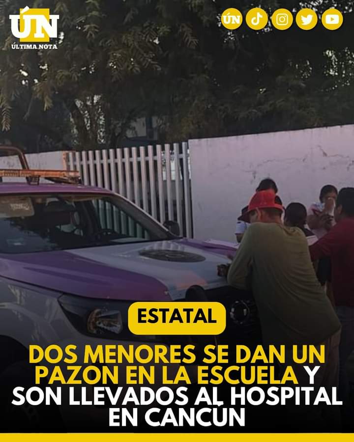 Intoxicación de dos alumnas en secundaria de Cancún por consumo de sustancias ilegales