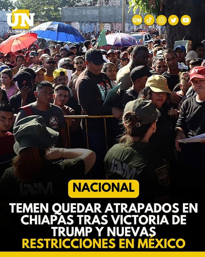 Temen quedar atrapados en Chiapas tras victoria de Trump y nuevas restricciones en México